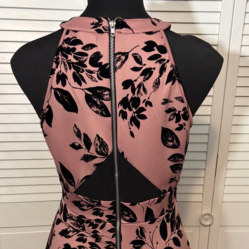 Emerald Sundae Pink and Black Floral Dress - Picture 7 of 8